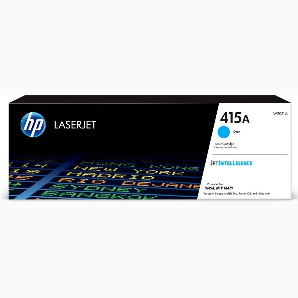 HP 415A Cyan – Toner HP LaserJet d’origine — Connecto.ma